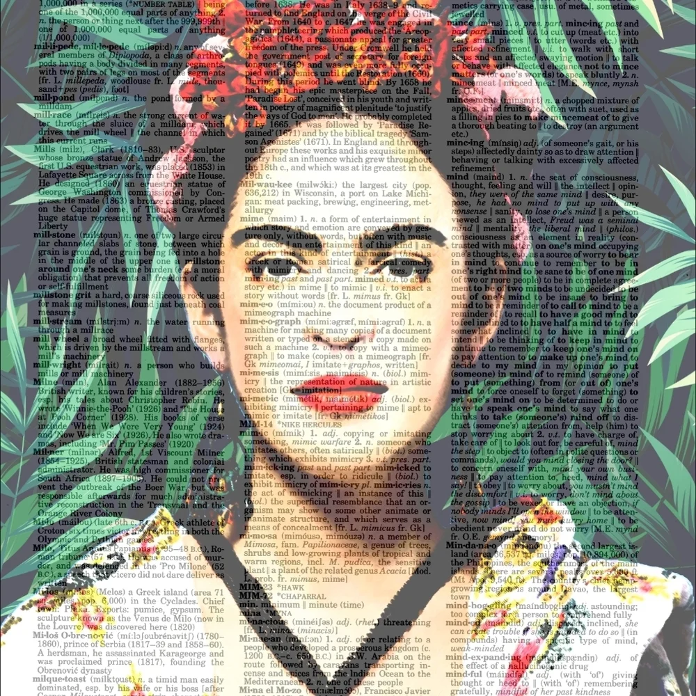 The Frida Kahlo Collection Vintage Dictionary Art Print Bundle